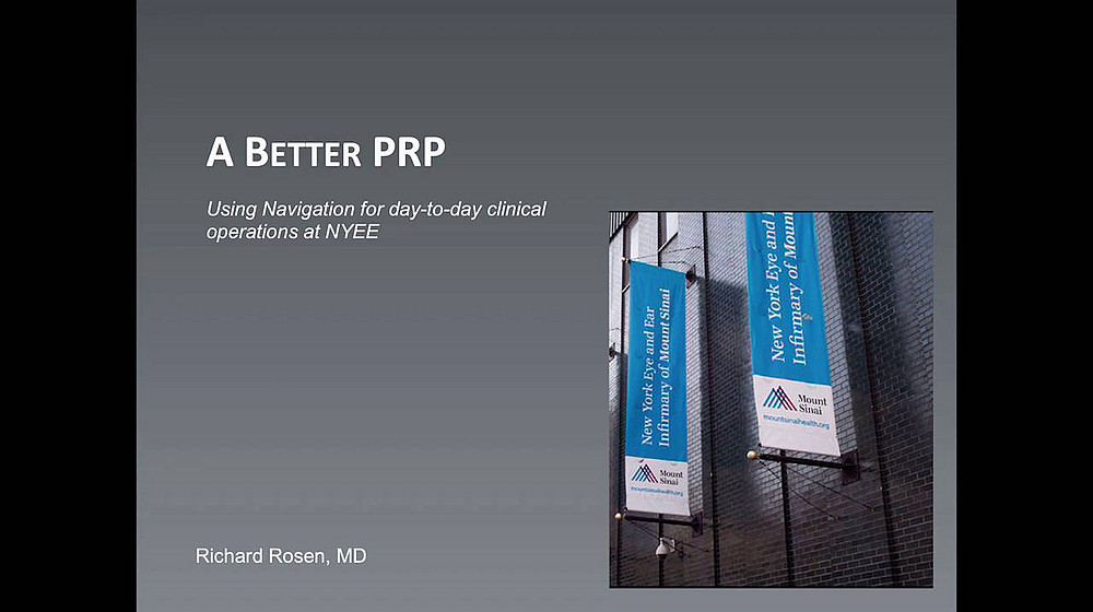 Webinar A Better PRP Dr. Rosen Webinar A Better PRP Dr. Rosen