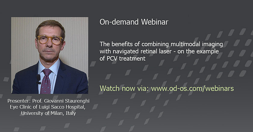 On-demand webinar Prof. Staurenghi navigated laser