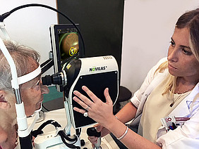 non-contact widefield objective - cooperation with CHI de Créteil in France